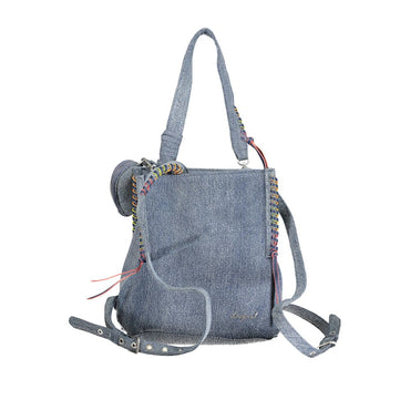 Desigual Azzurro Cotton Women Backpack