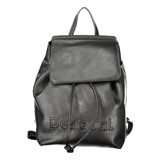 Desigual Black Polyurethane Women's Backpack