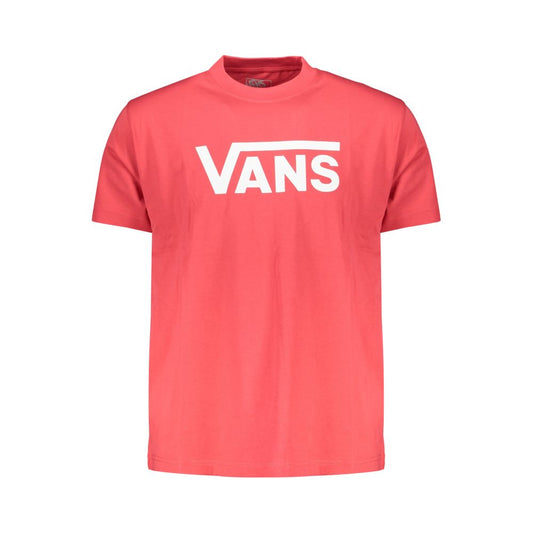 Vans Red Cotton T-Shirt