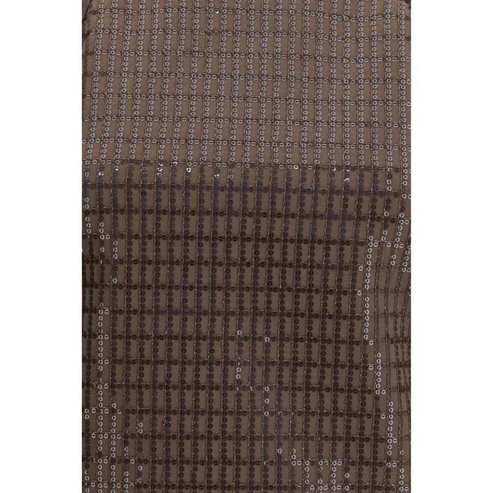 Brunello Cucinelli Brown Cotton Tank Tops