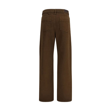 Lemaire Brown Cotton Casual Pants