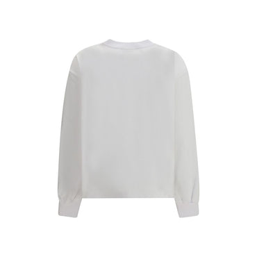 Ganni White Cotton Sportswear