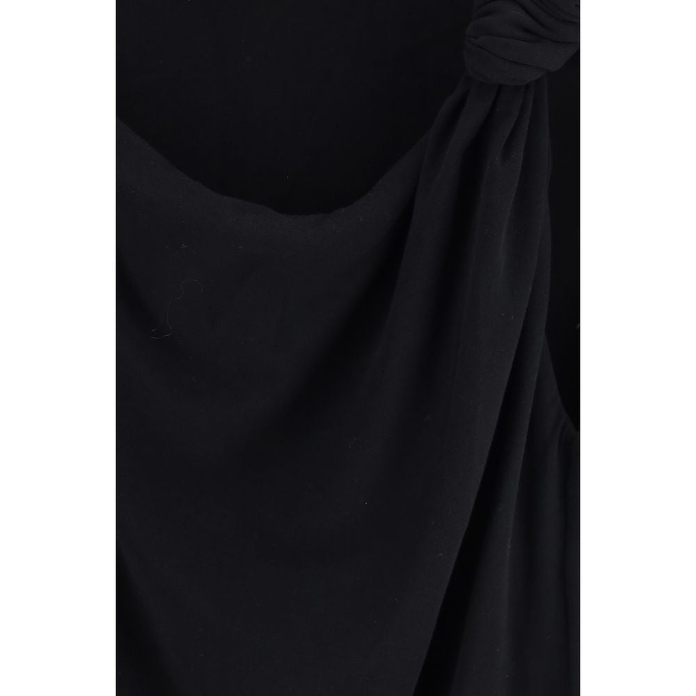 PINKO Black Cotton T-Shirt