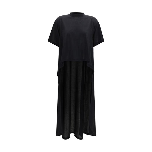 Balenciaga Black Cotton Casual Dress