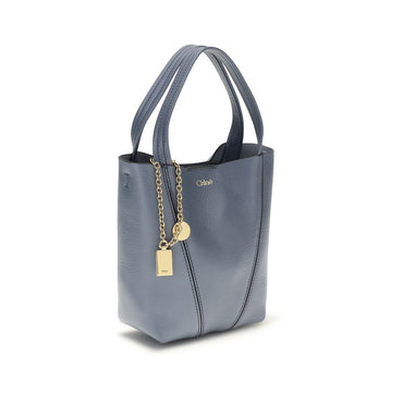 Chloé Blue Calf Leather Bos Taurus Shoulder Bag