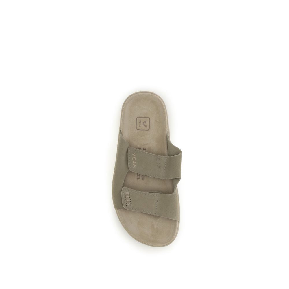 Veja Beige Calf Leather Bos Taurus Sandals