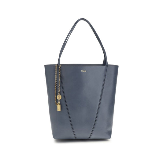 Chloé Blue Calf Leather Bos Taurus Shoulder Bag
