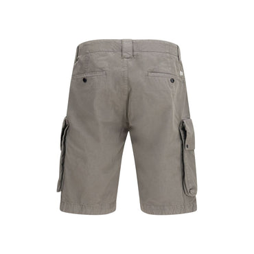 C.P. Company Gray Cotton Bermuda Shorts