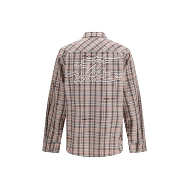 Off-White Multicolor Cotton Pattern Shirt