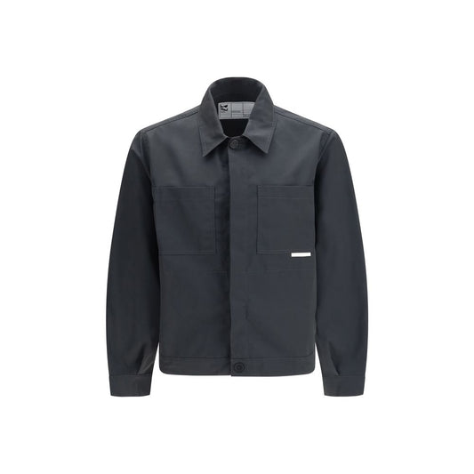GR10K Gray Cotton Jackets And Coat
