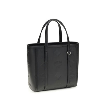 MCM Black Calf Leather Bos Taurus Shoulder Bag