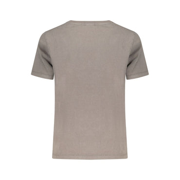 Desigual Grigio Cotton Women T-Shirt