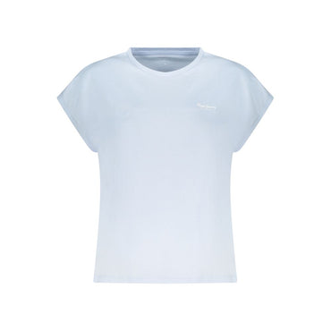 Pepe Jeans Azzurro Cotton Women T-Shirt