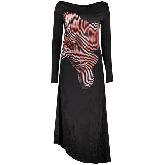 Desigual Black Viscose Women Dress