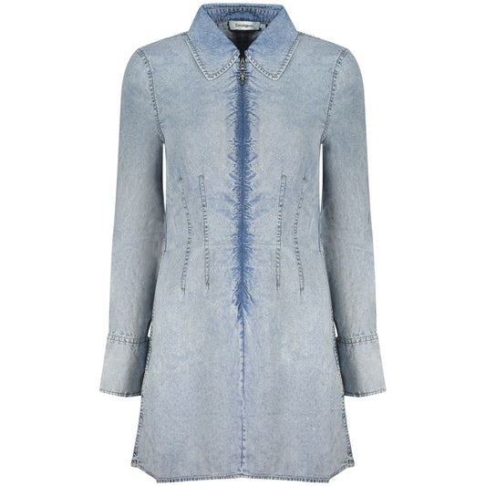 Desigual Azzurro Lyocell Women Dress