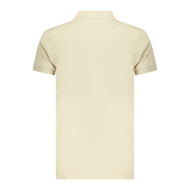 Norway 1963 Beige Cotton Men Polo Shirt