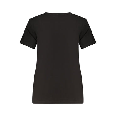 Guess Jeans Black Cotton Women T-Shirt