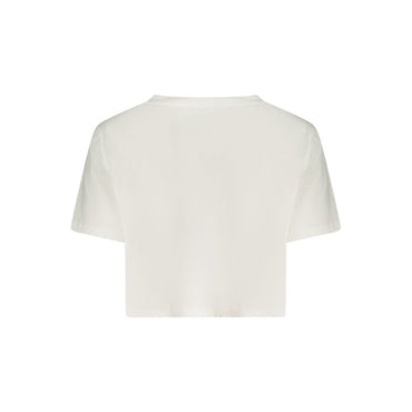 Guess Jeans White Cotton Women T-Shirt