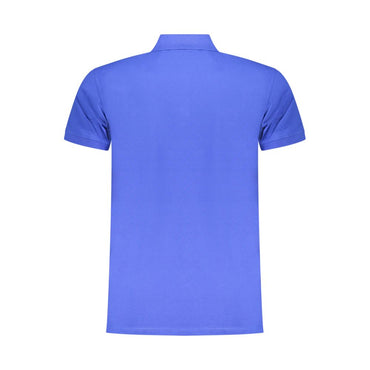 Iceberg Blue Cotton Men Polo Shirt