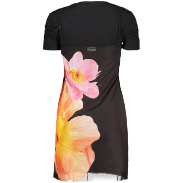 Desigual Black Cotton Women Dress