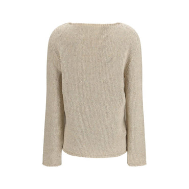 The Row Beige Cashmere Sweater
