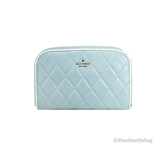 Kate Spade Carey Mini Wild Sage Quilted Smooth Leather Camera Crossbody Bag