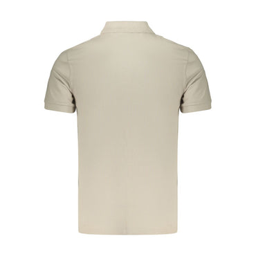 Hugo Boss Beige Cotton Men Polo Shirt