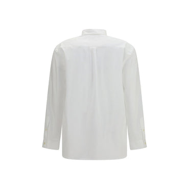 Deperlu White Cotton Shirt