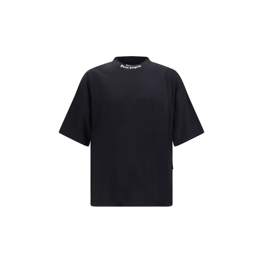 Palm Angels Black Cotton T-Shirt