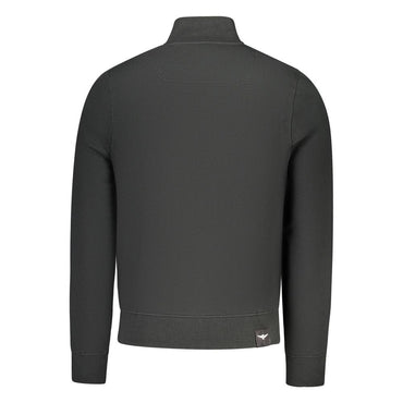 Accademia Militare Black Cotton Men Sweatshirt