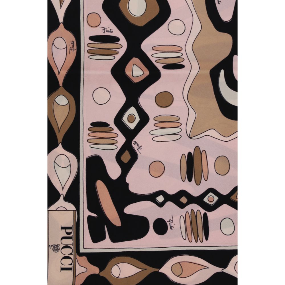 Emilio Pucci Multicolor Silk Scarf