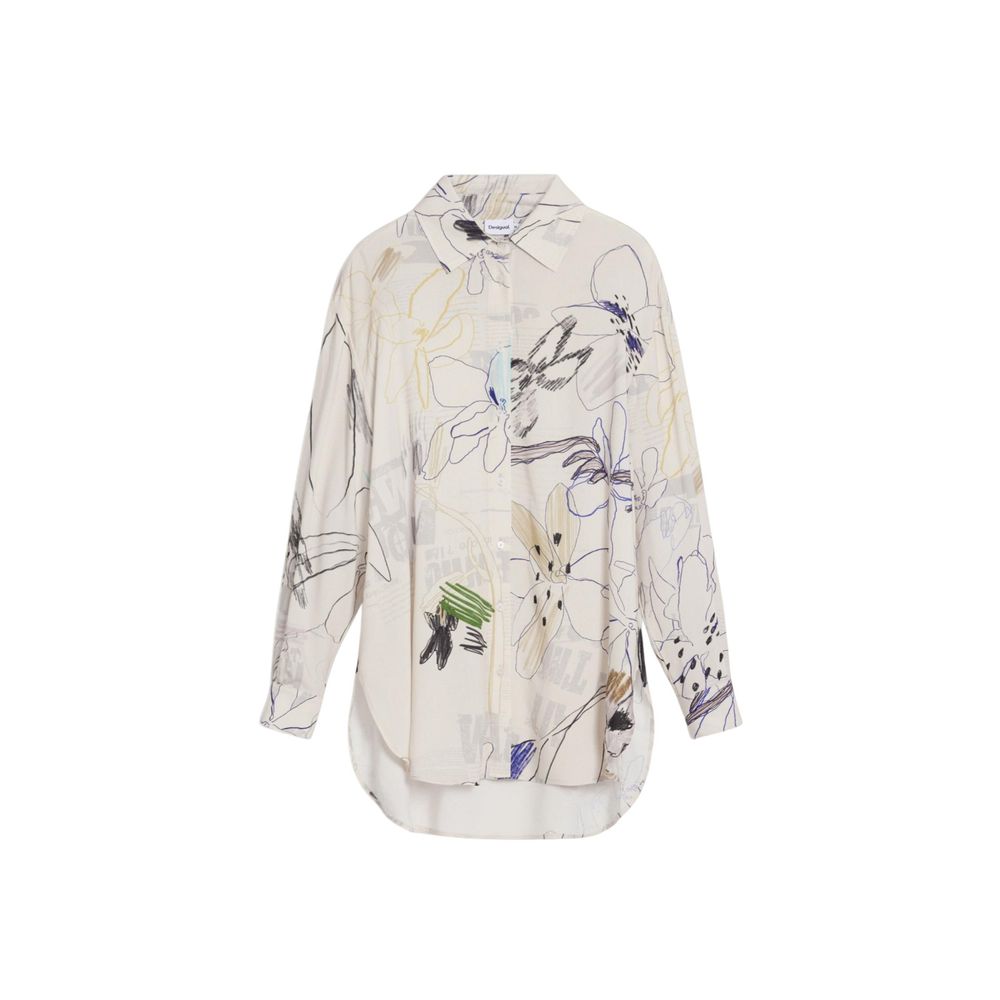 Desigual Beige Viscose Blouse
