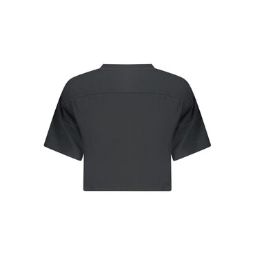 Converse Black Cotton Women's T-Shirt