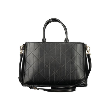 Mario Valentino Title: Black Polyurethane Women's Bag