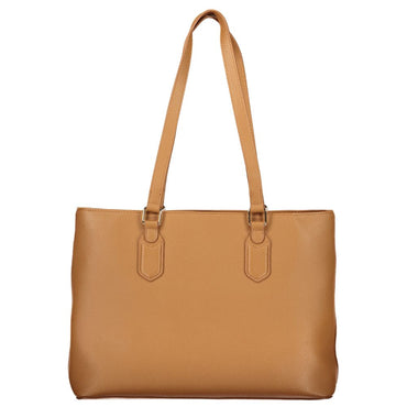 Mario Valentino Brown Polyethylene Handbag