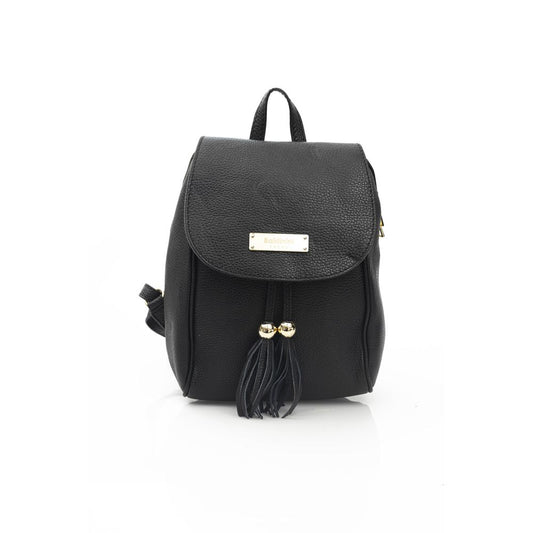 Baldinini Trend Black Cowhide Crossbody Bag