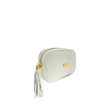 Baldinini Trend White Cowhide Crossbody Bag