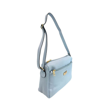 Baldinini Trend Blue Cowhide Crossbody Bag