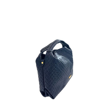 Baldinini Trend Blue Leather Women Handbag