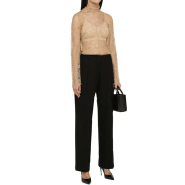 Dolce & Gabbana Beige Polyester Tank Tops