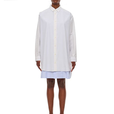 Loewe White Cotton Casual Dress
