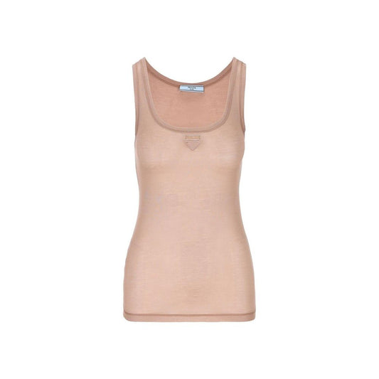 Prada Multicolor Silk Tank Tops