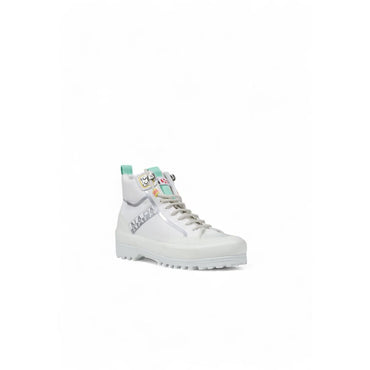 Superga White Fabric Chunky Sneakers