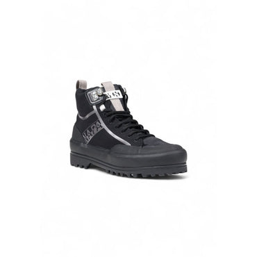 Superga Black Fabric Athletic Sneakers