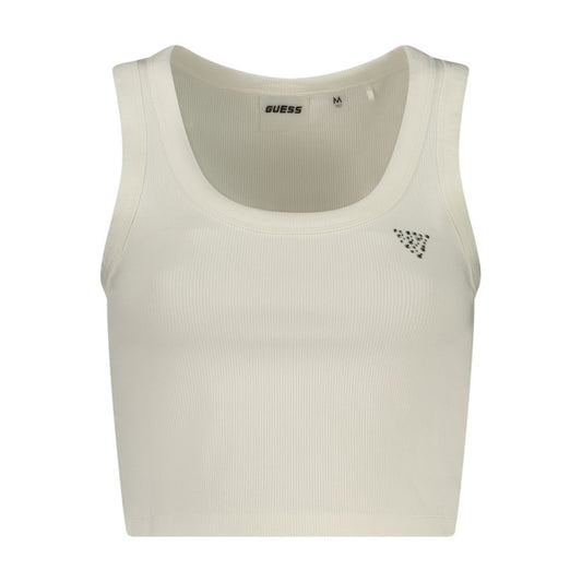 Guess Jeans White Viscose Women's Top
