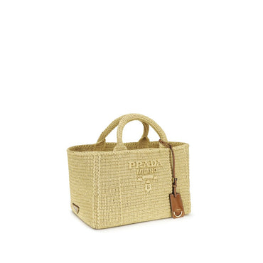 Prada Beige Viscose Handbag