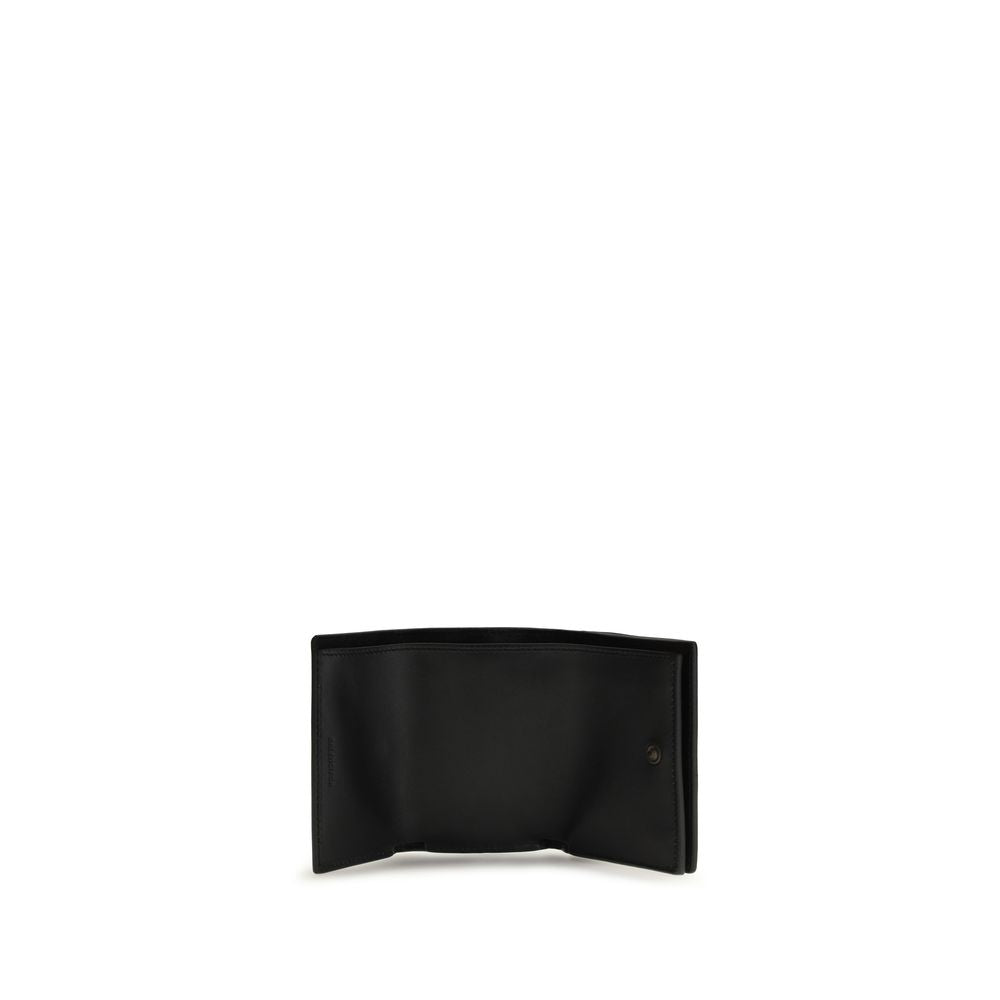 Balenciaga Black Lamb Ovis Aries Aries Wallet