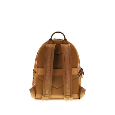 MCM White Polyethylene Backpack