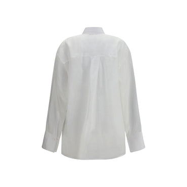 Ermanno Scervino White Ramie Shirt