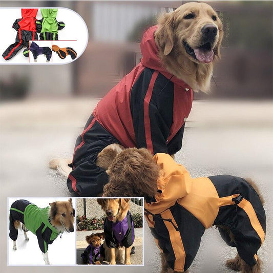 Ultimate Waterproof Dog Raincoat: Keep Your Pooch Dry In Style!-0